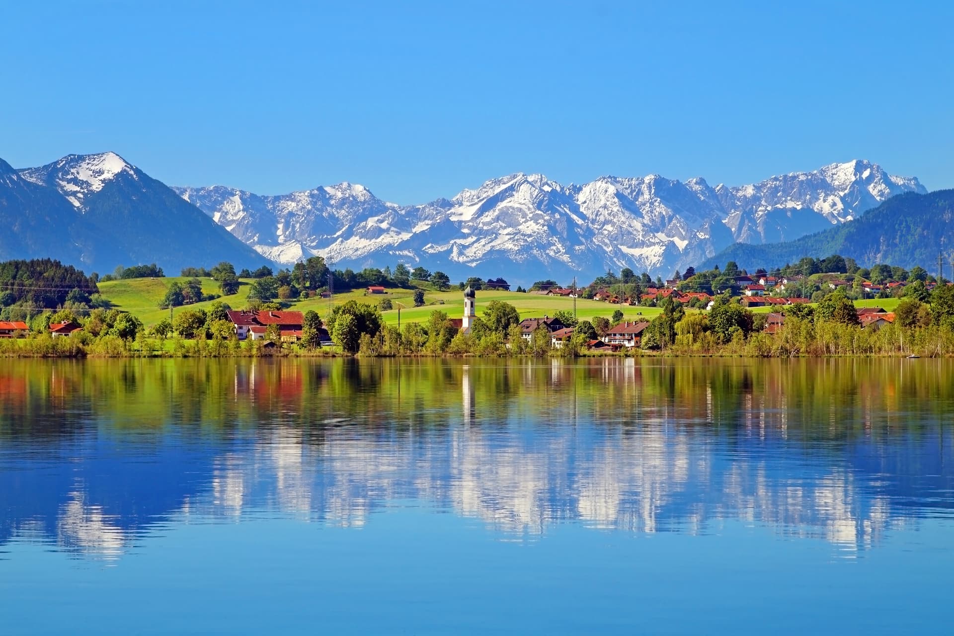 Riegsee-lake