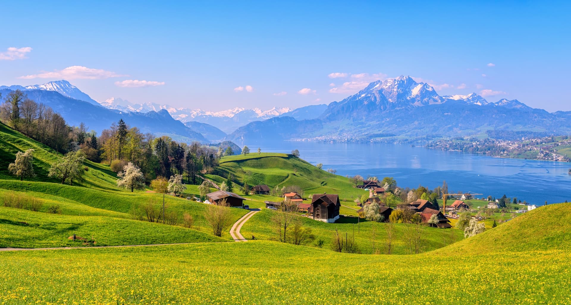 Lake-Lucerne-Mount Pilatus-Switzerland