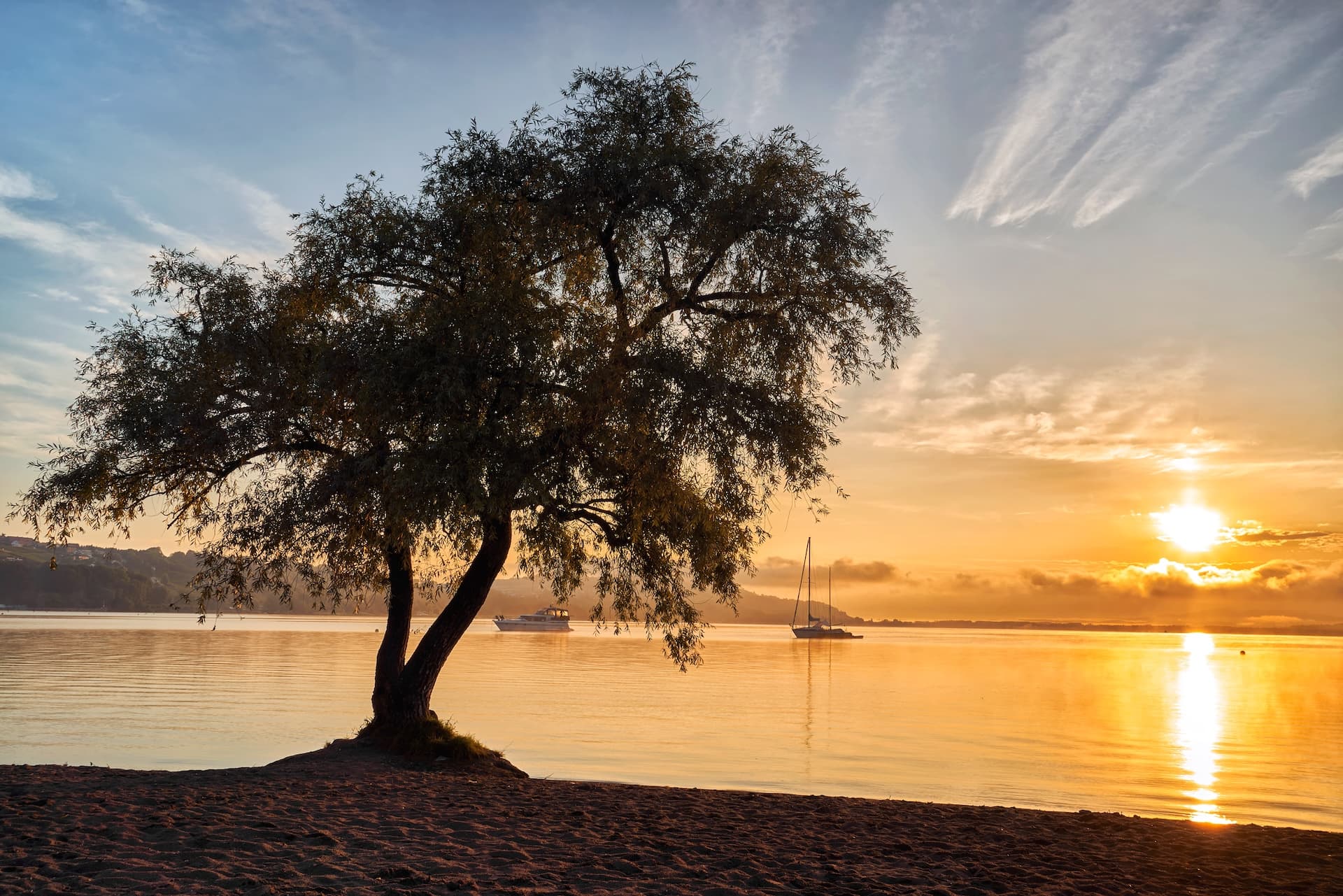 Murtensee-landscape-Switzerland