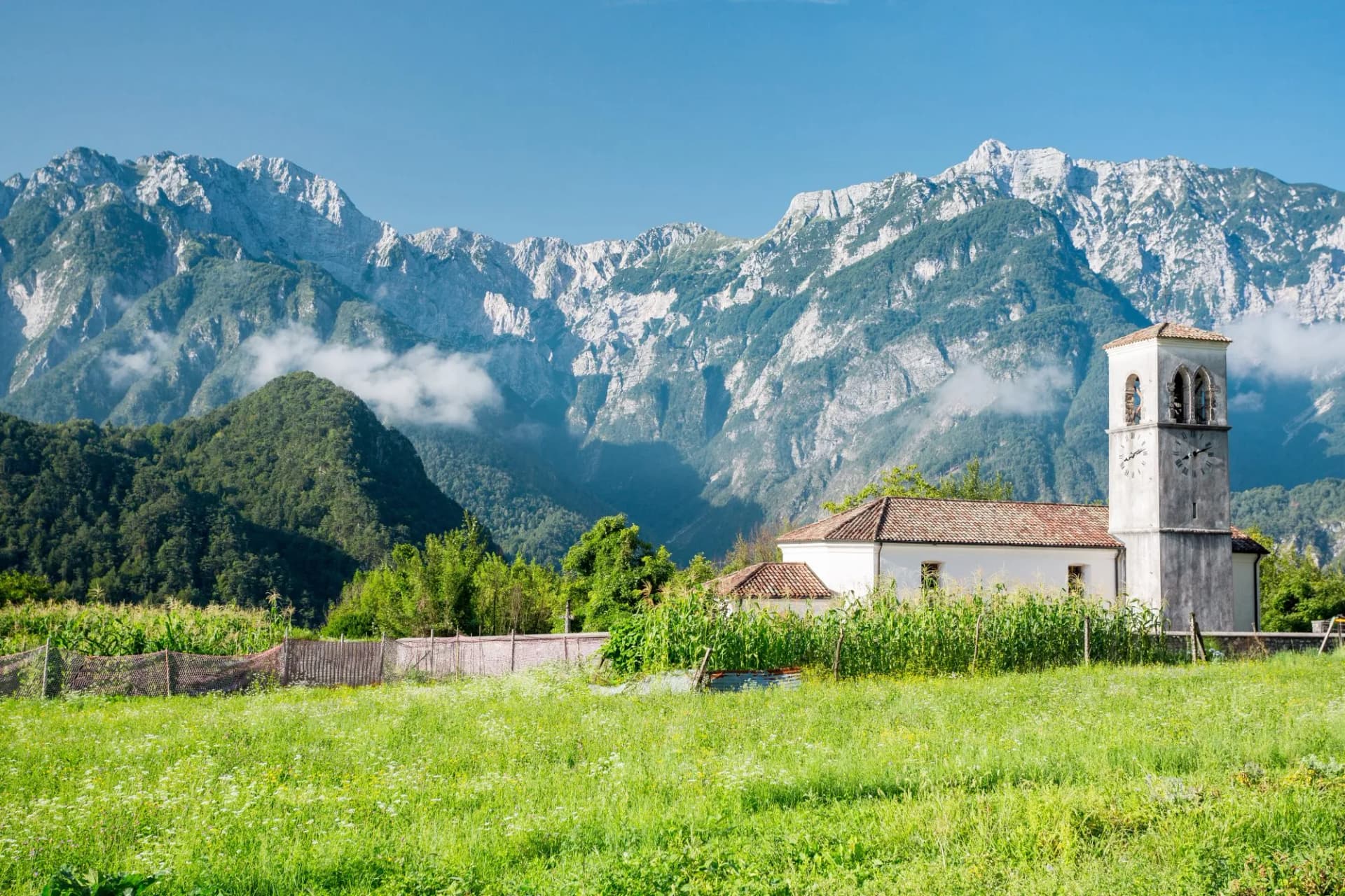 Scenery on alpe adria