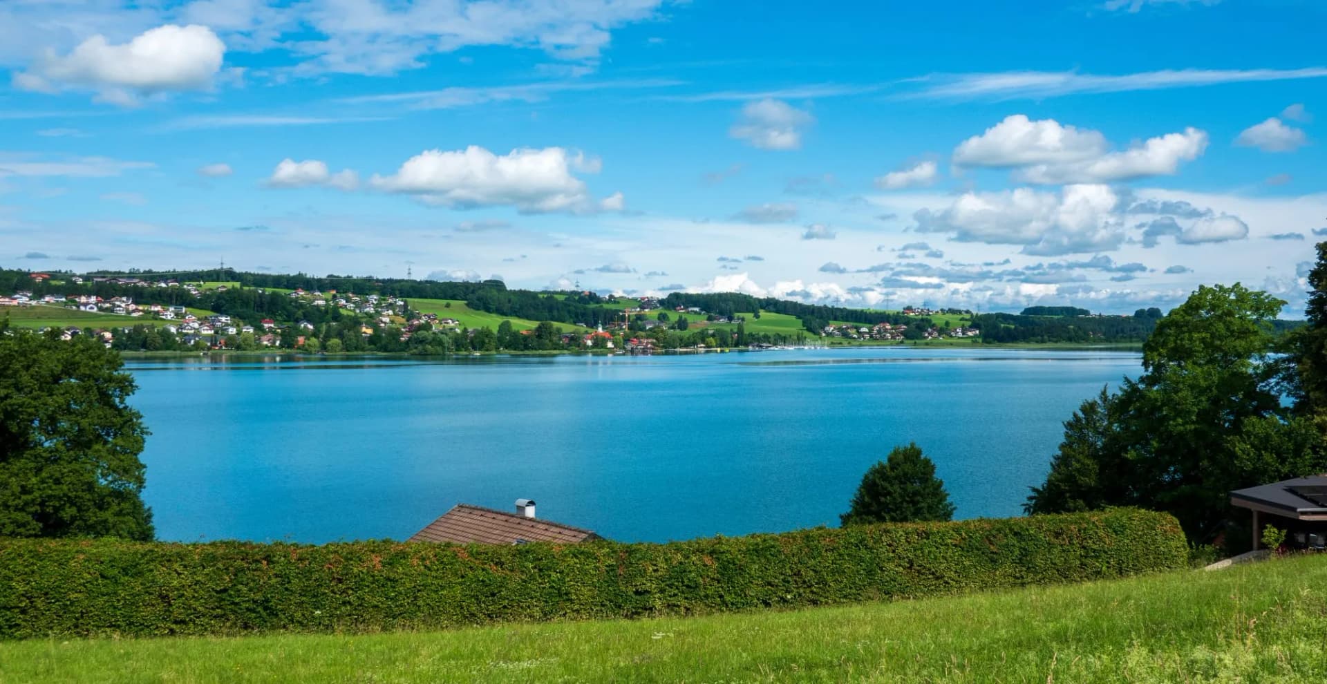 Obertrumersee, Salzburger Land, im Sommer