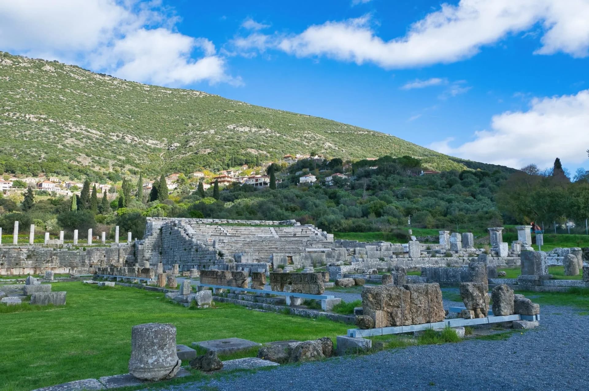 Ancient Greece. Ancient Messene, one of the most important cities of antiquity. Kalamata, Greece