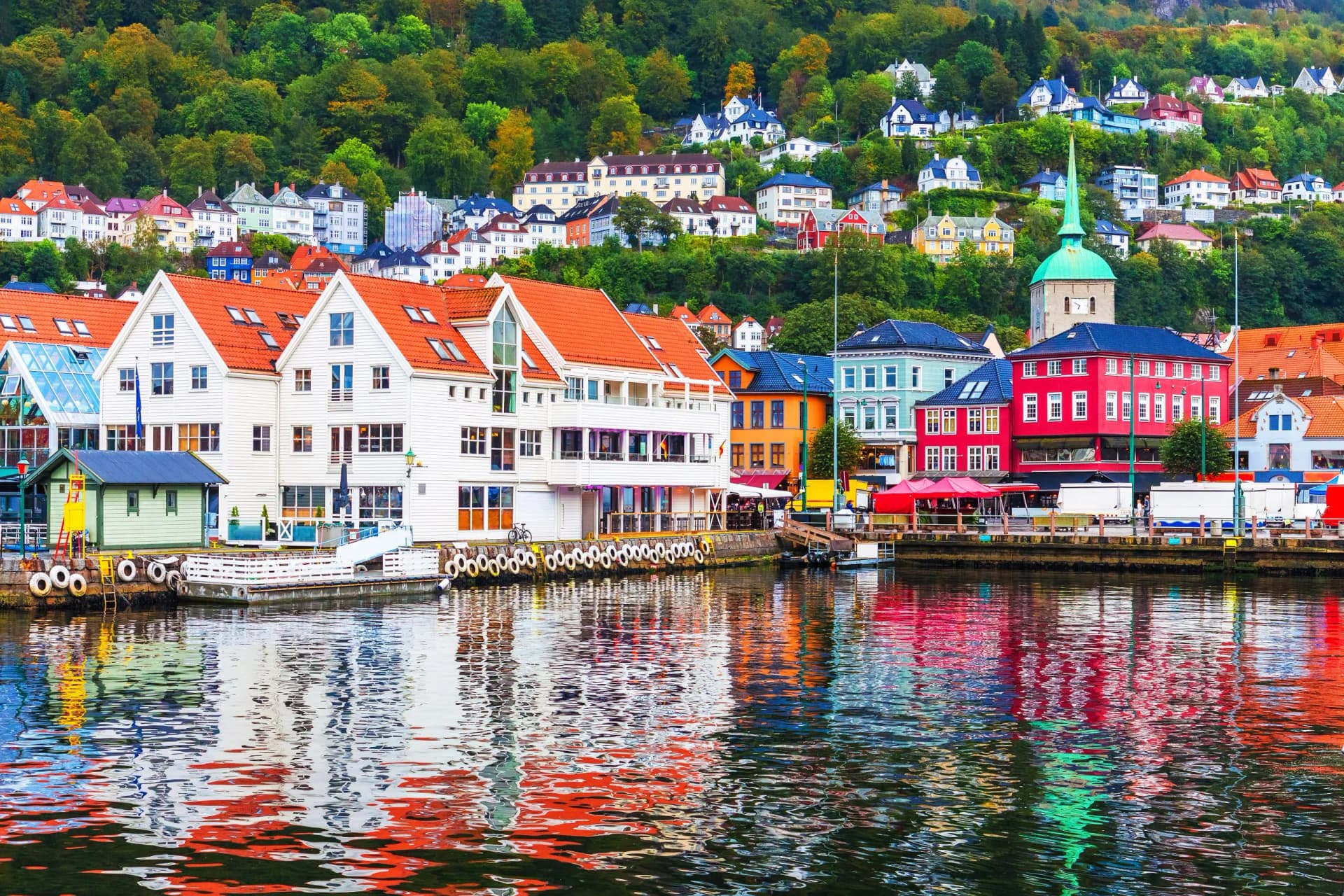 Scenery of Bergen, Norway