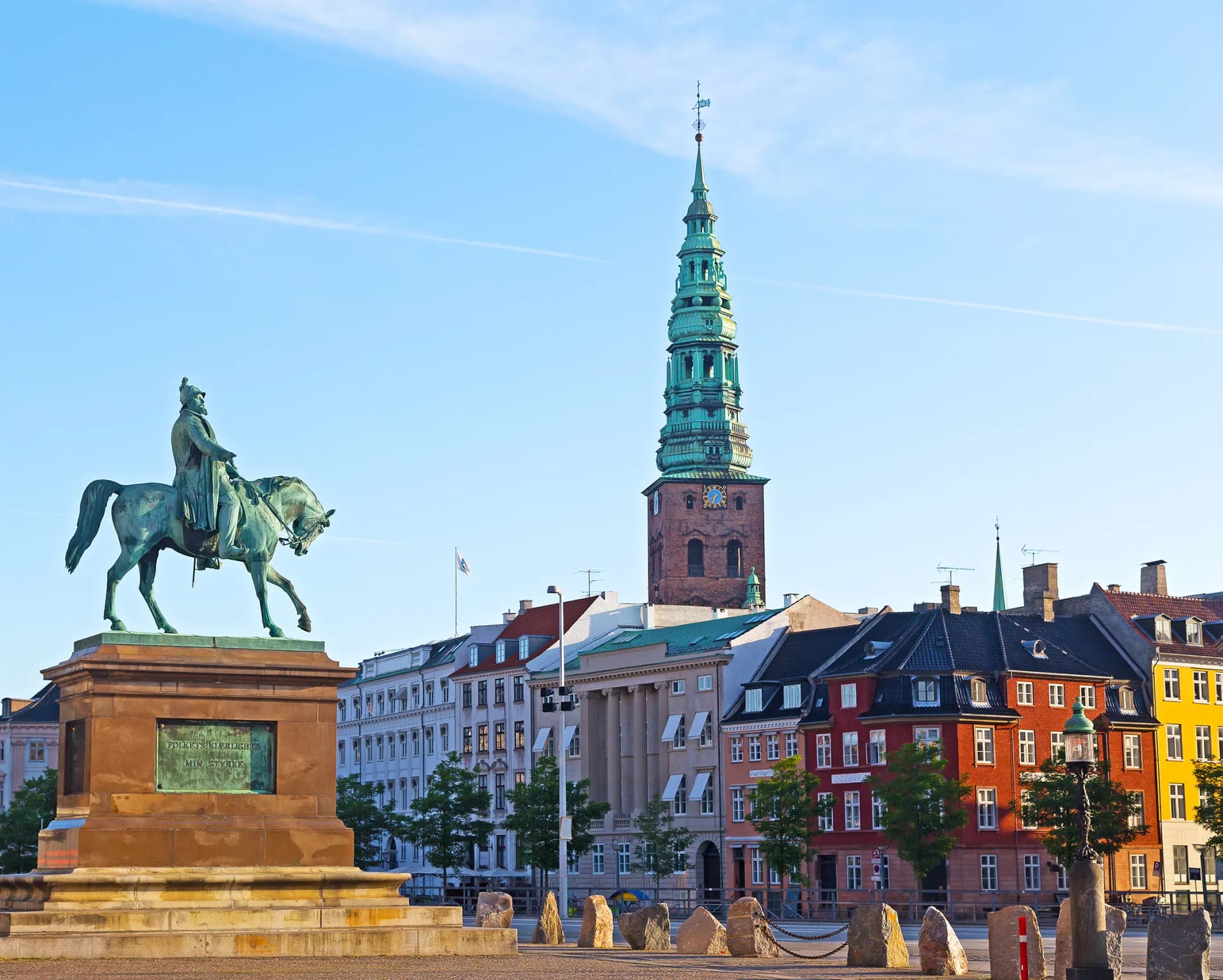 Equestrian statue of Frederik VII, Copenhagen, Denmark.