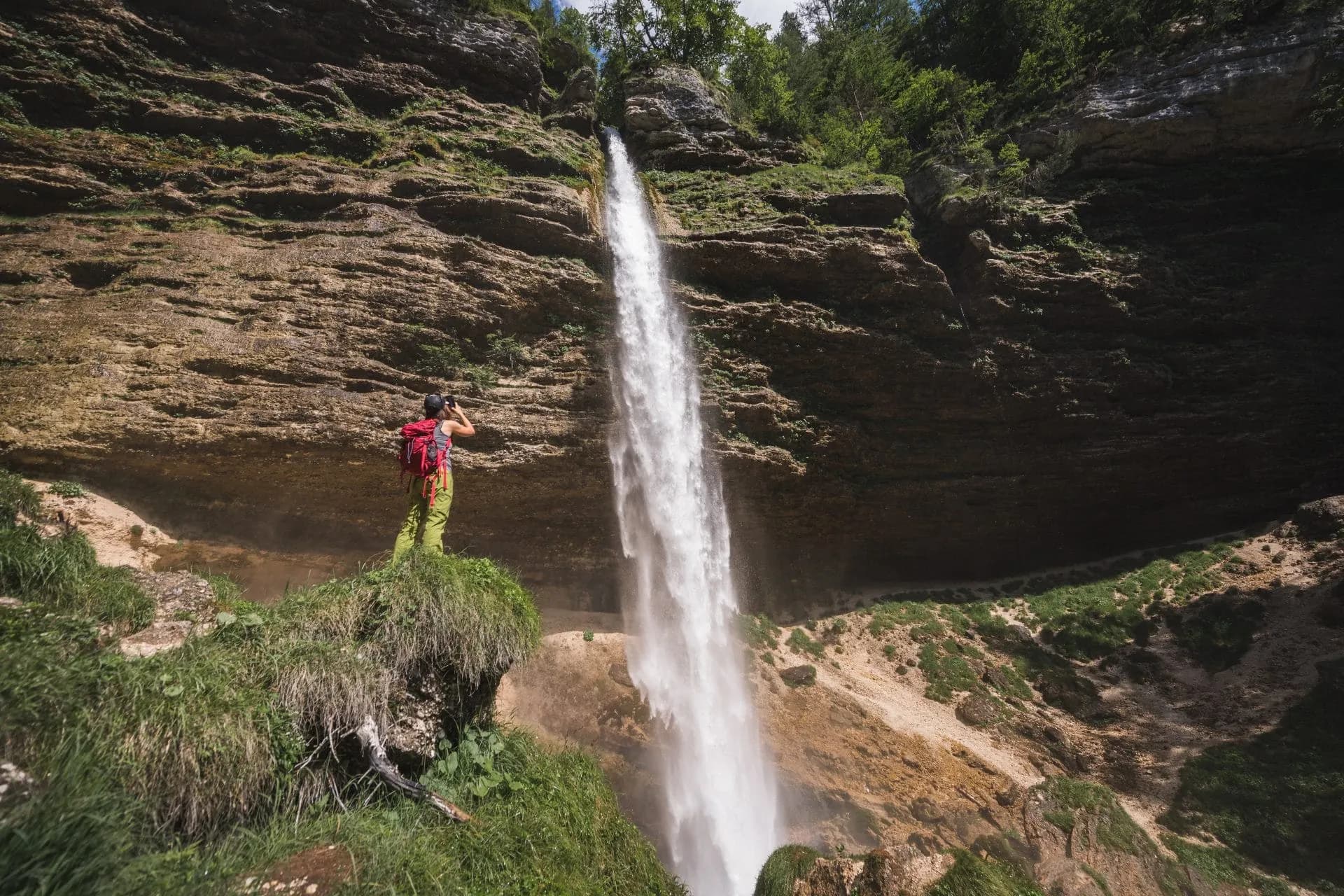 the magnificent peričnik waterfall