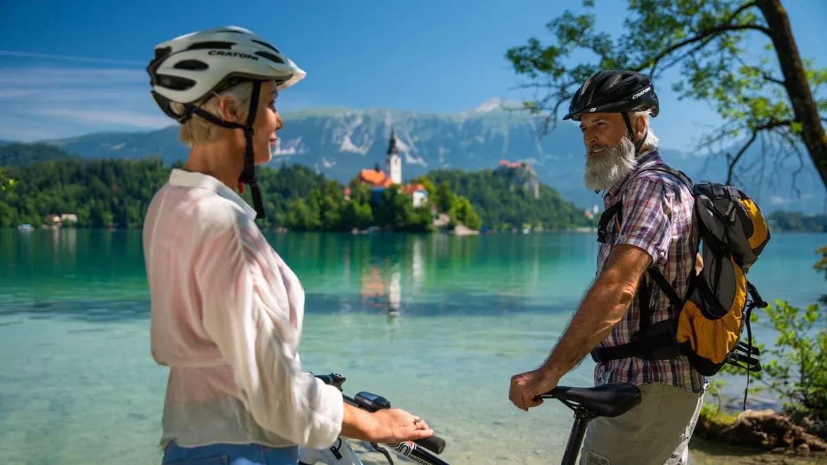 romantinc cycling getaway in bled
