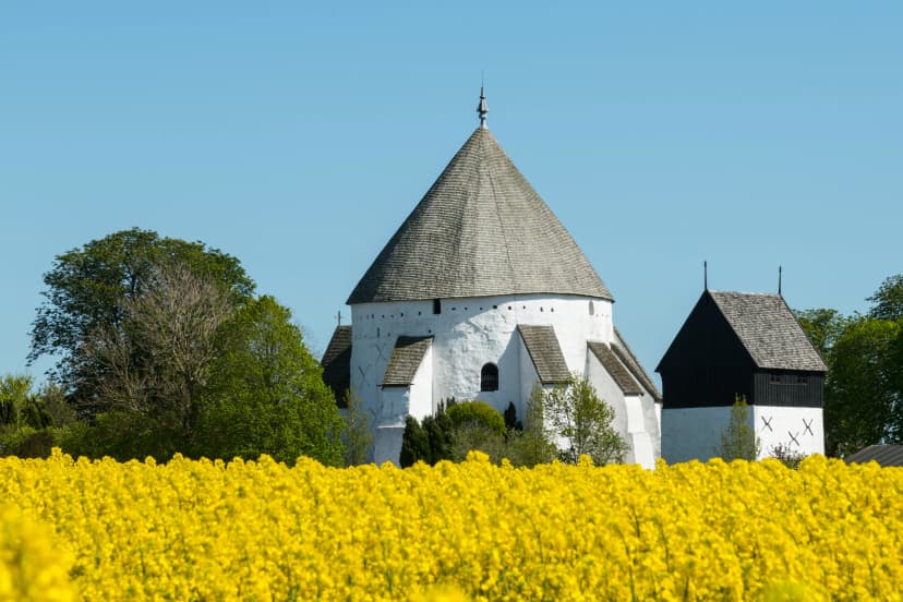 Osterlars Rundkirche, Bornholm, Dänemark