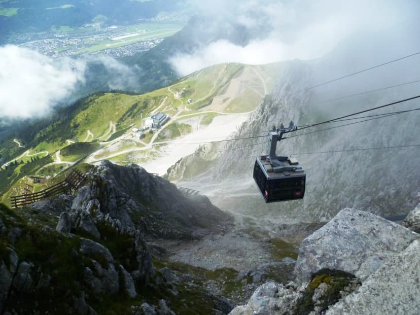 Nordkette cable car above Innsbruck
