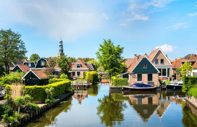 Hindeloopen, Friesland province, The Netherlands