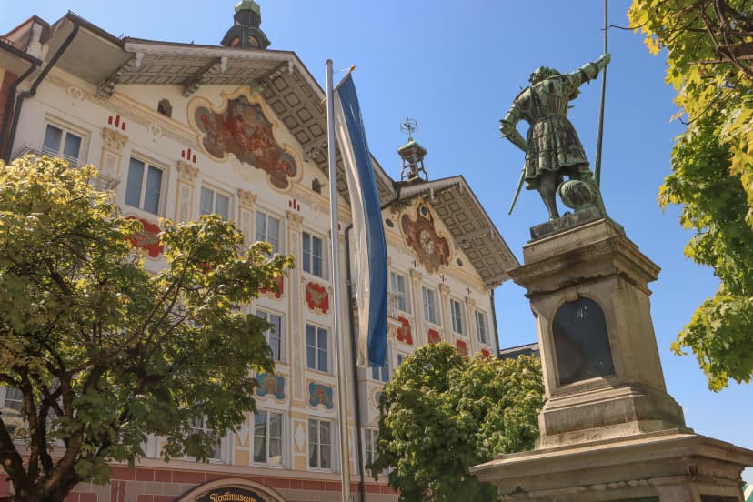 main square of Bad Tölz in Germany