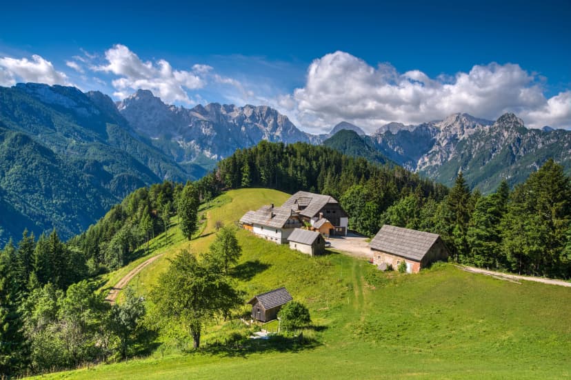 Solcava Panoramic Road in Summer