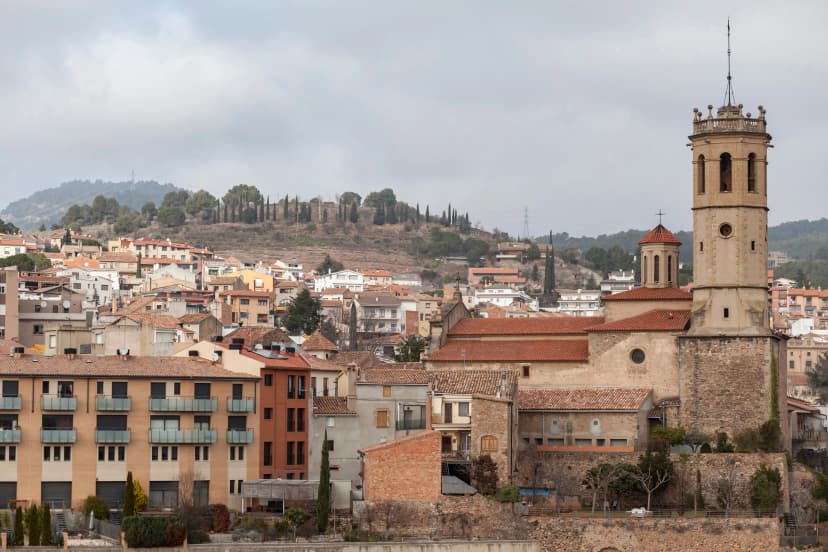 Village view,Sant Feliu de Codines,Catalonia.Spain.
