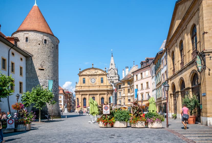 Square of Pestalozzi d'Yverdon-les-Bains
