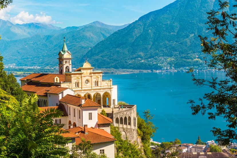 Madonna del Sasso Church, Locarno, Switzerland