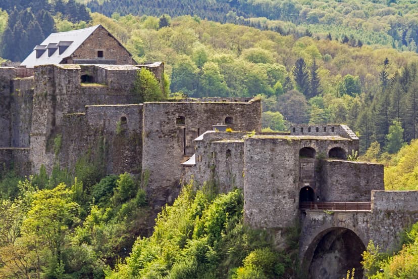 Bouillon medieval castle in Belgium