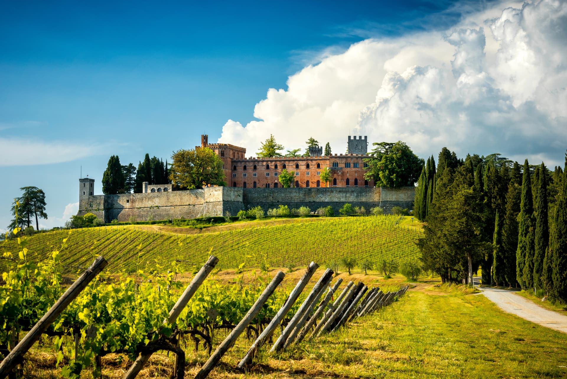 Brolio Castle in Chianti region