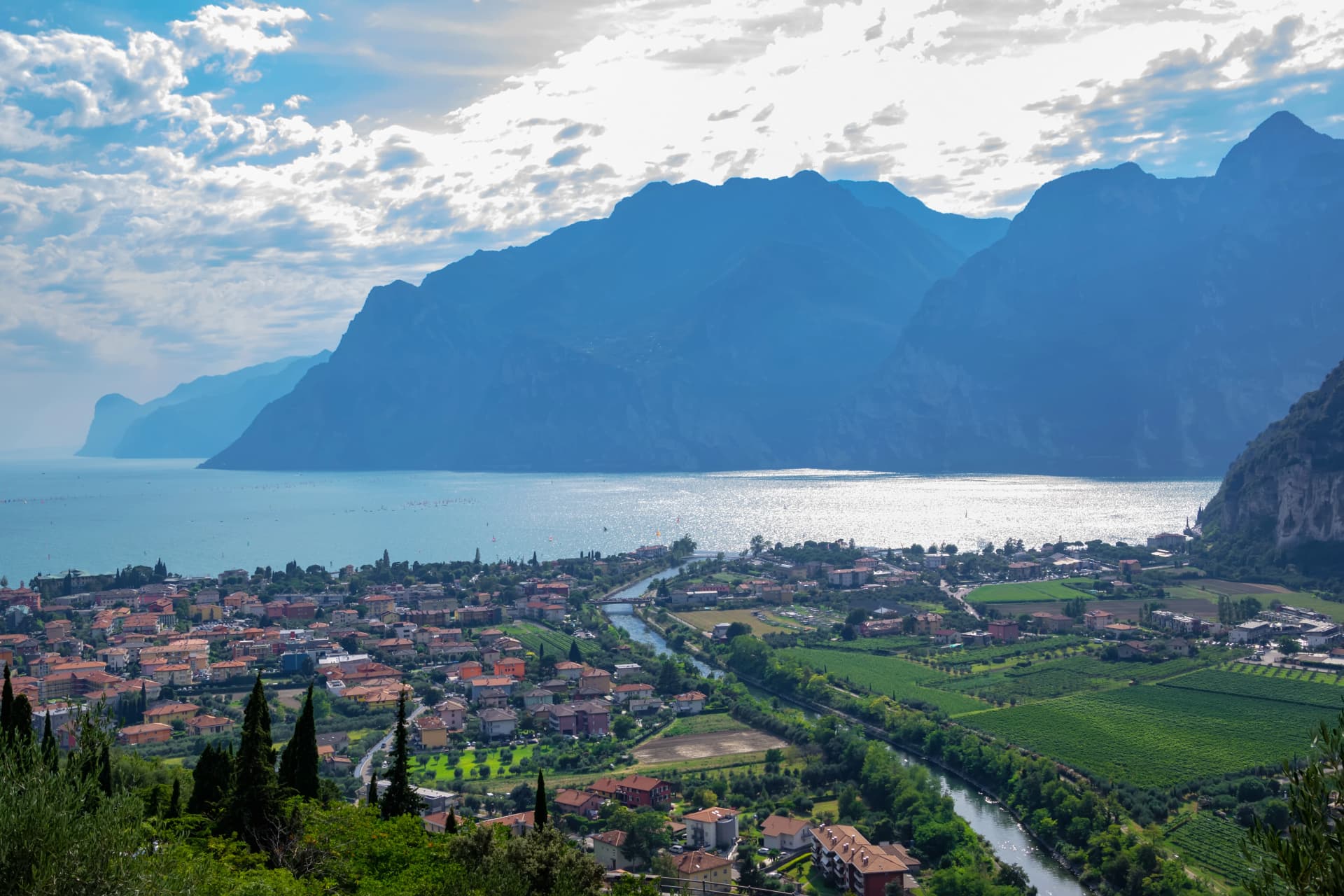 Panorama of Lake Garda