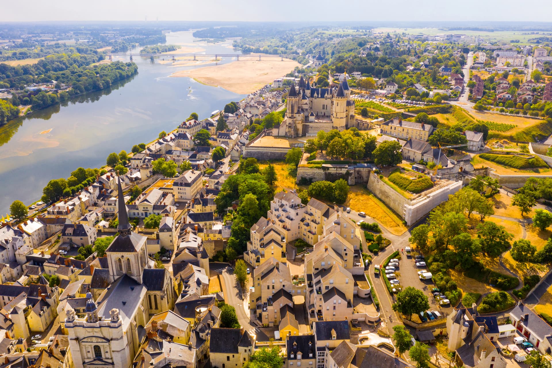 medieval castle Saumur. France