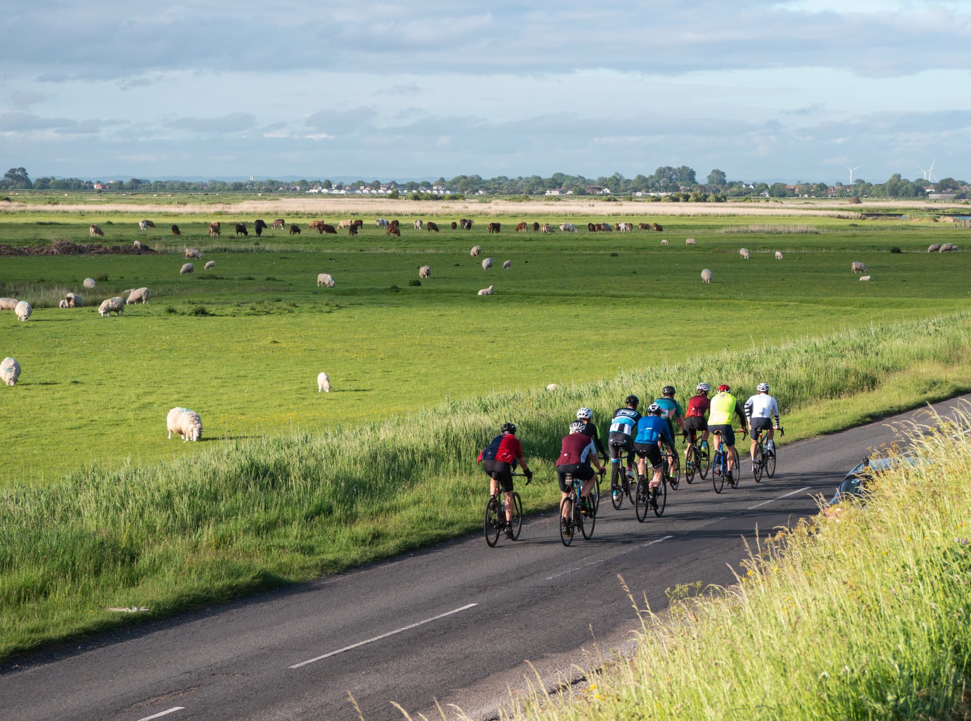 Cycling through Sussex.
