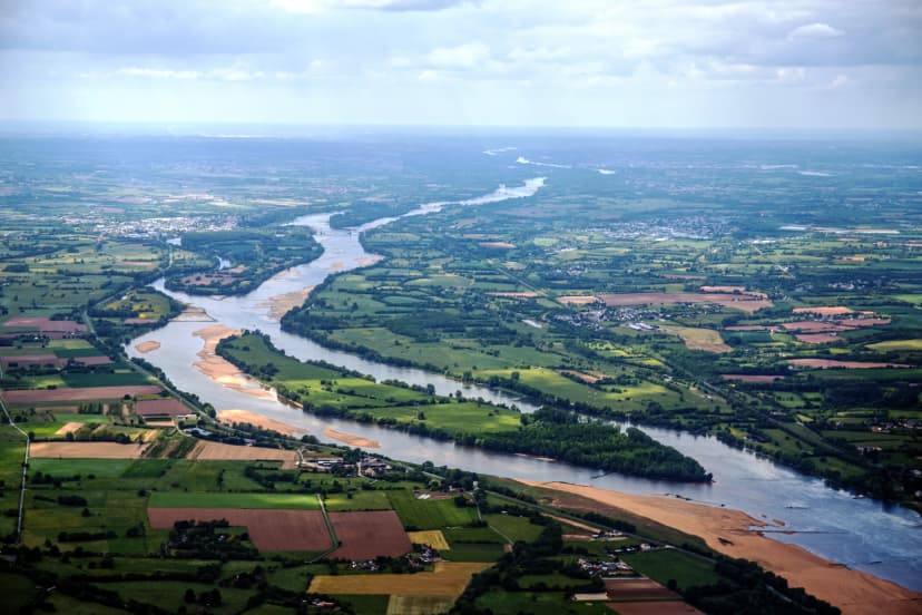 loire river close to Angers