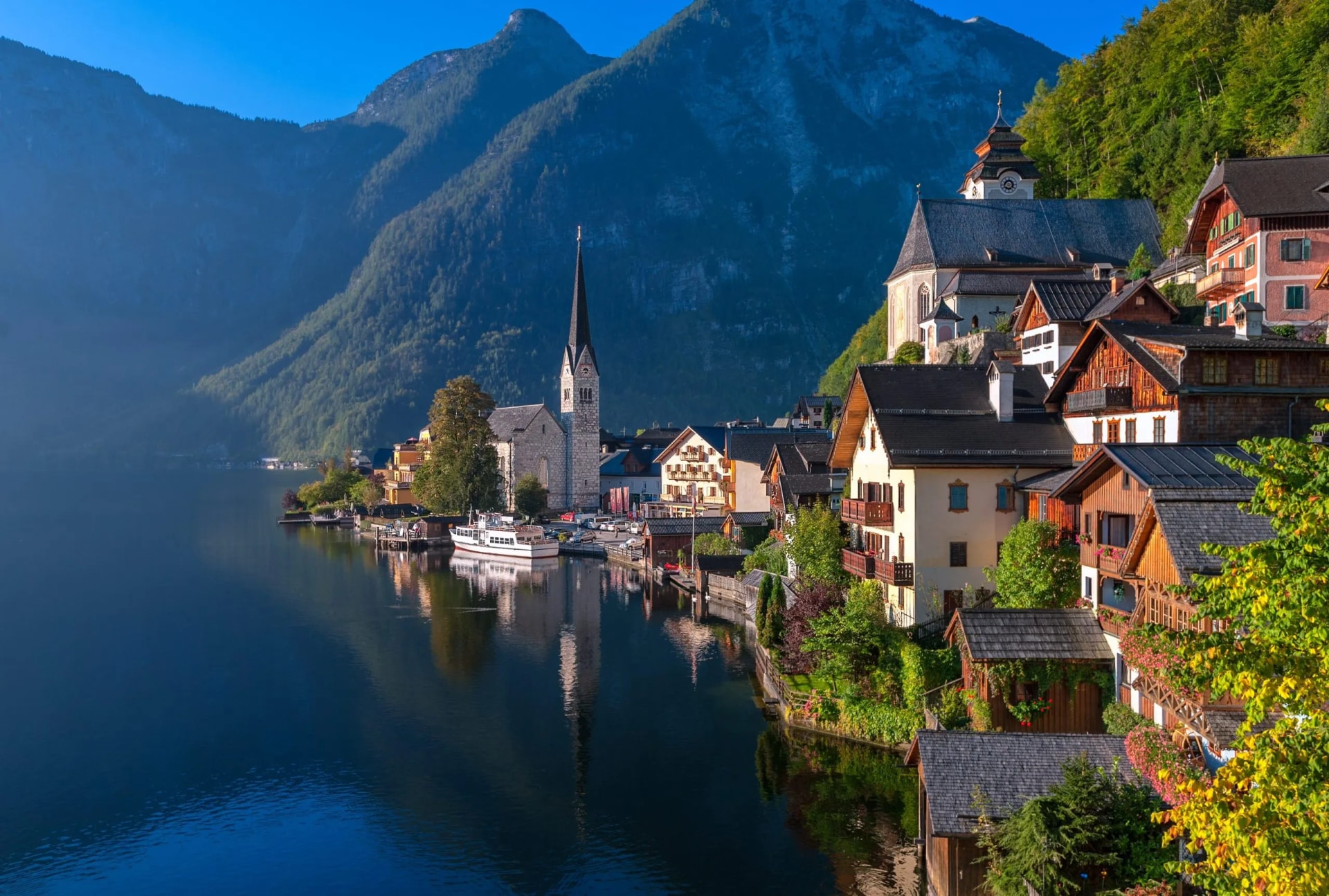 River panorama austria