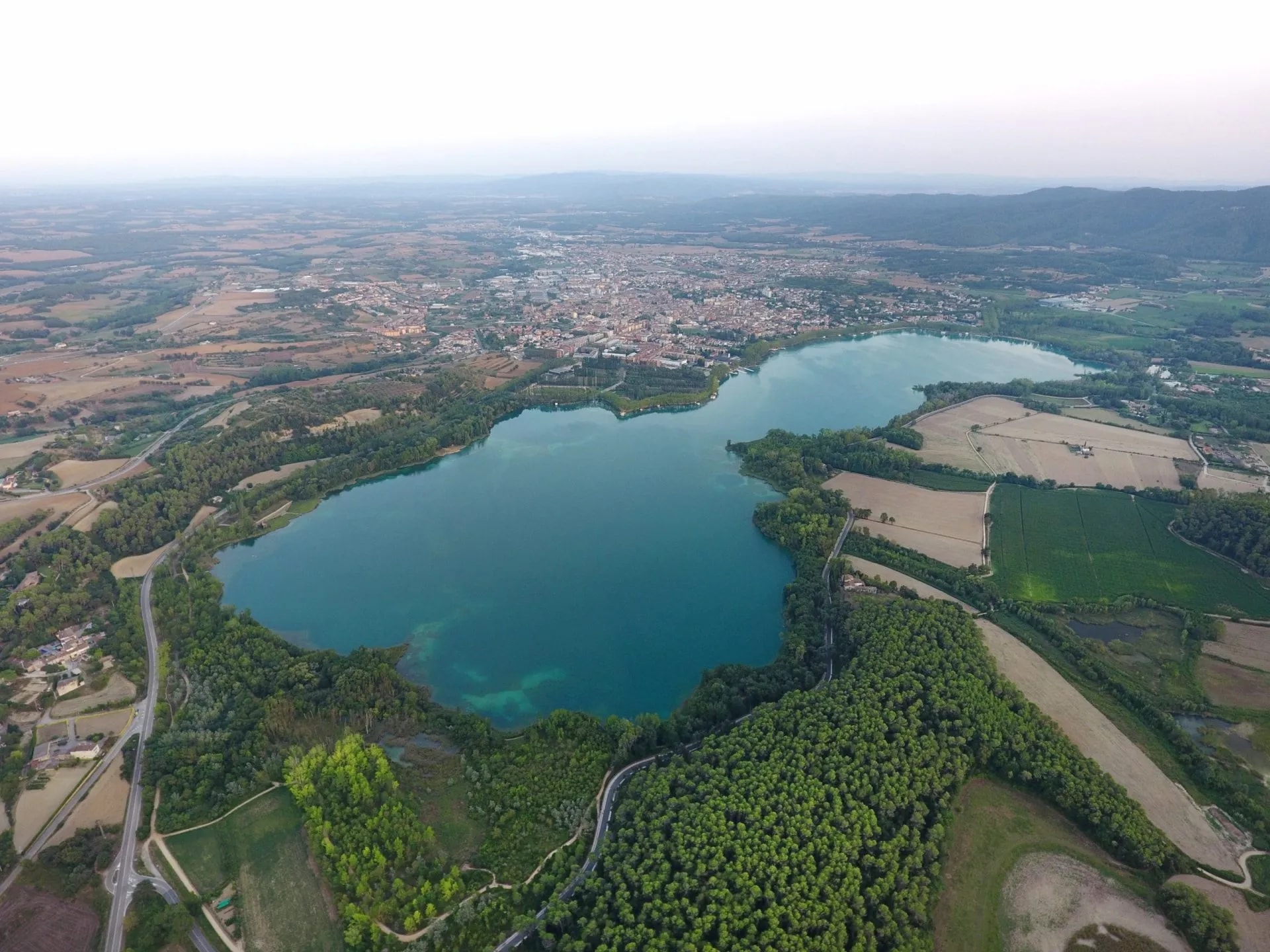 Banyoles, lake,