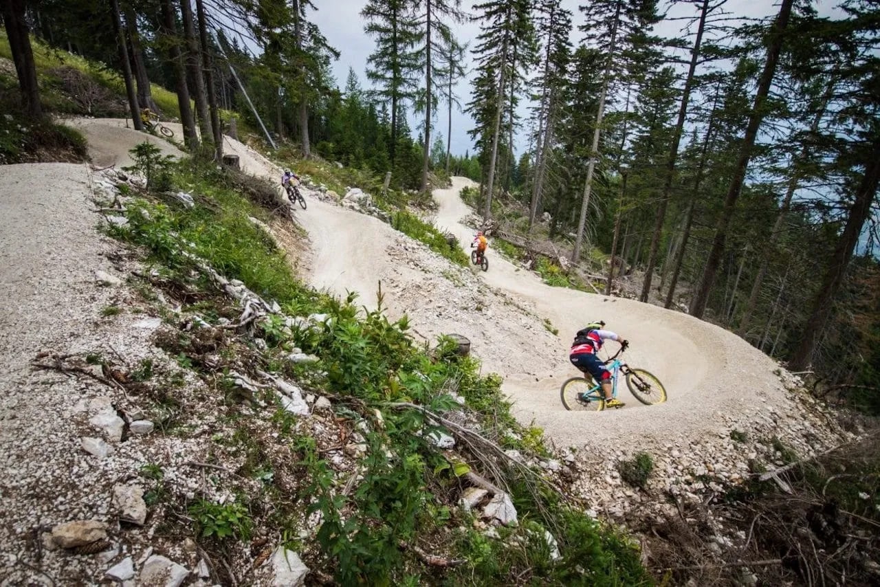 Flow trails in Petzen bikepark