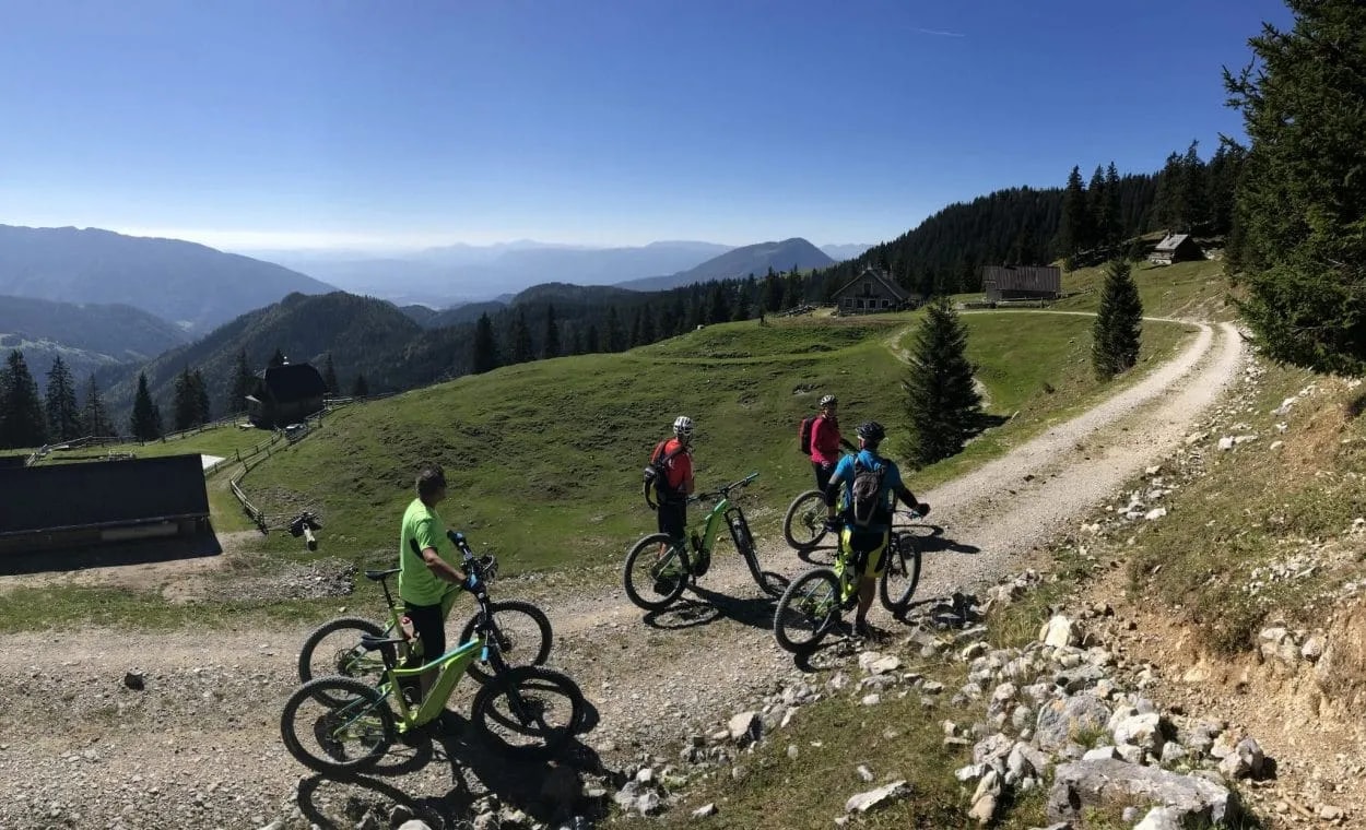 Kofce with electric mountain bikes are easily accesible