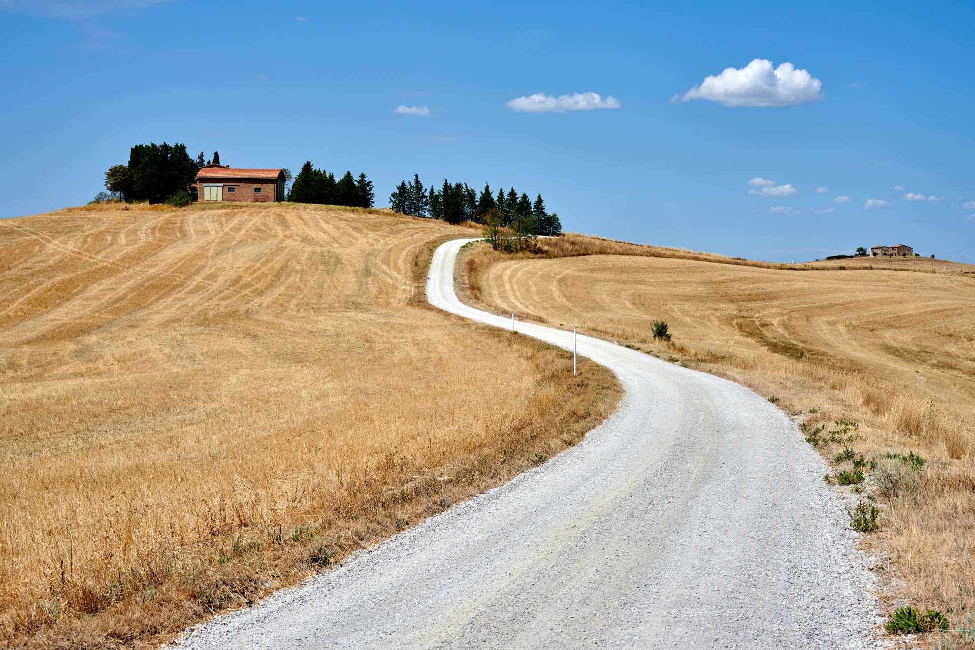 Roads near Asciano