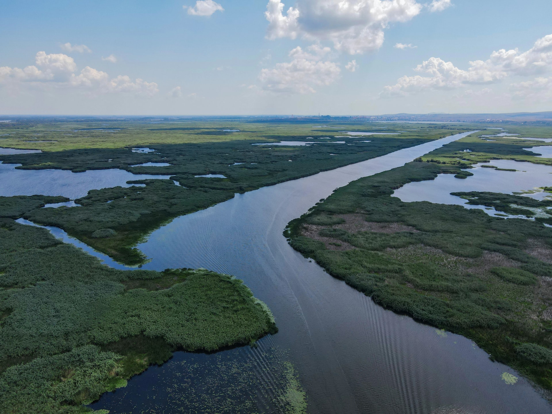Danube Delta in Somova village