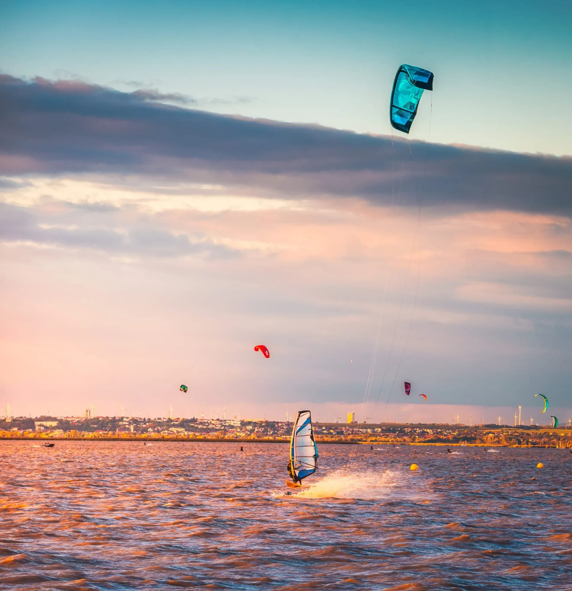 Wind Surfing Neusiedl Lake