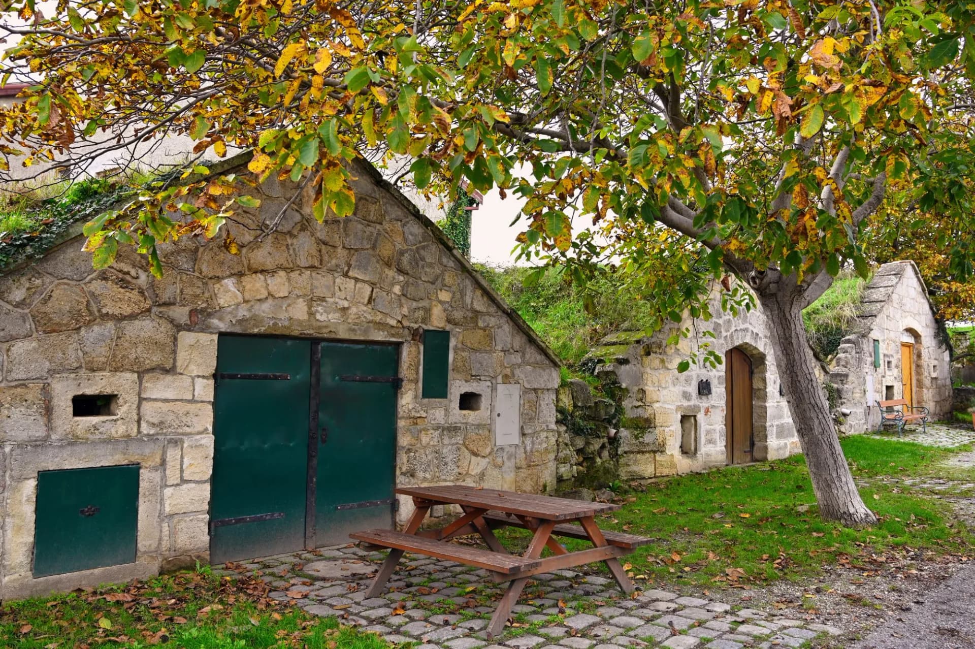 Old stone wine cellar Neusiedlersee