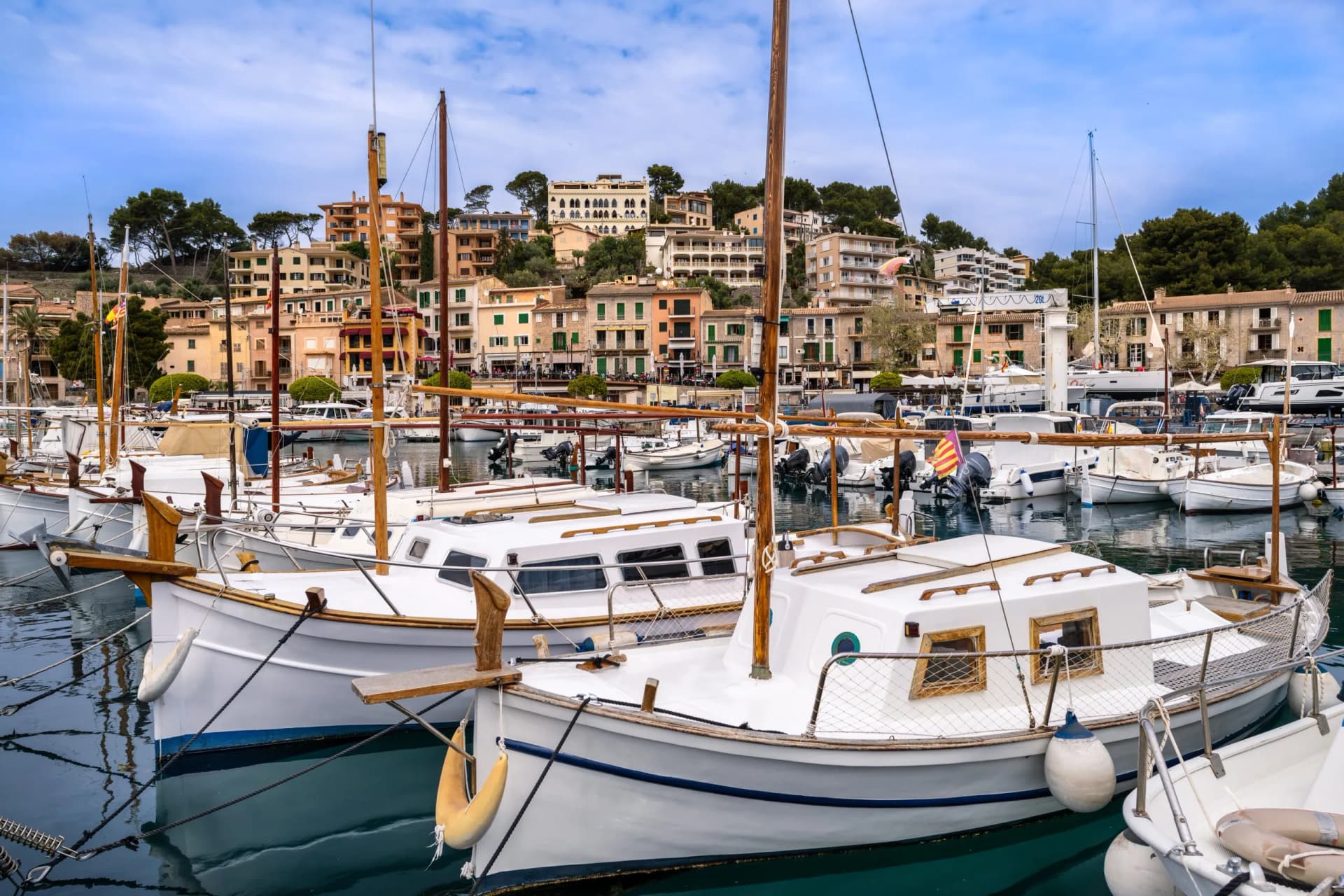 Majorca, Spain. Port de Sóller. The harbor.