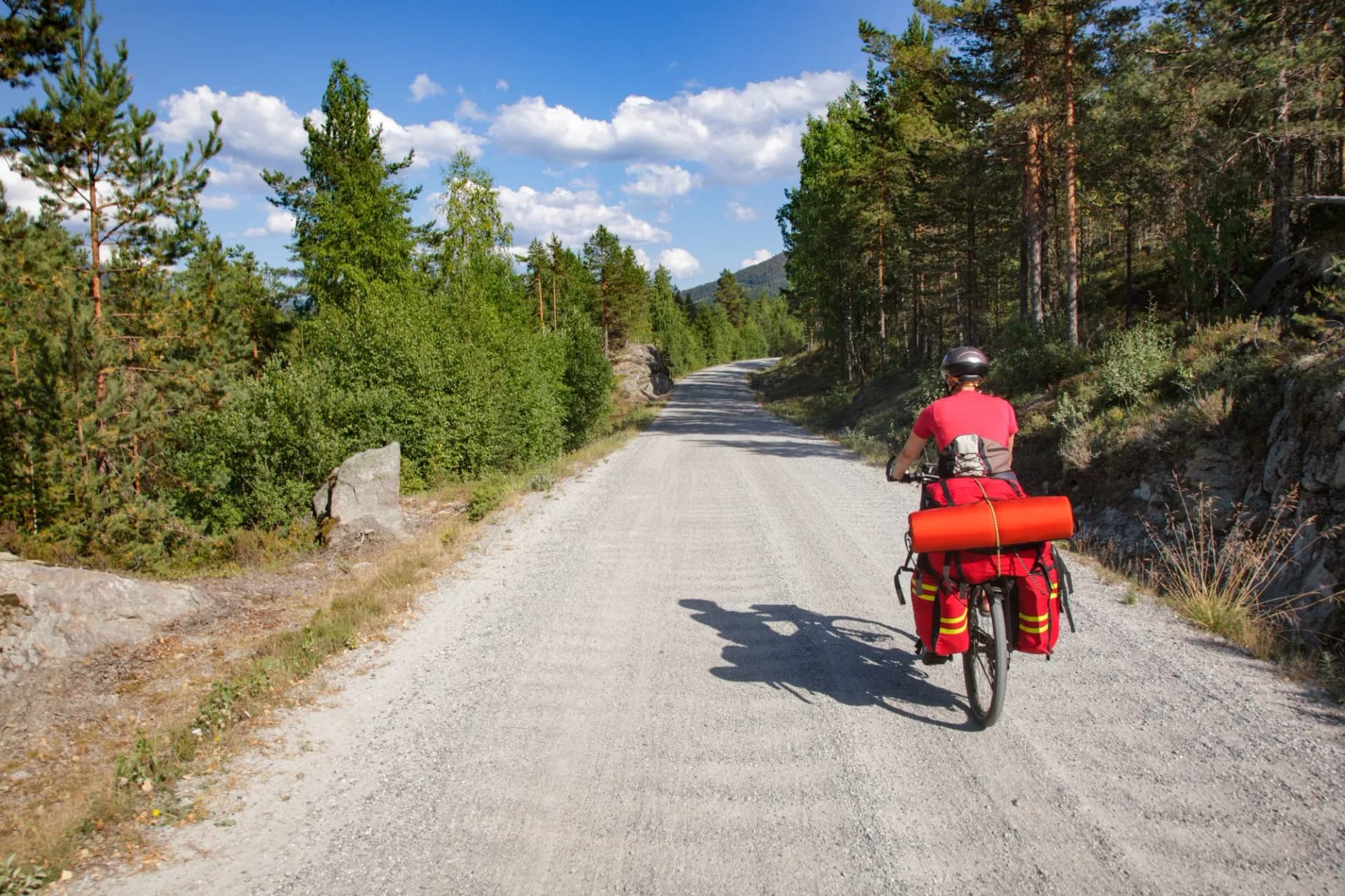 gravel cycling man norway south