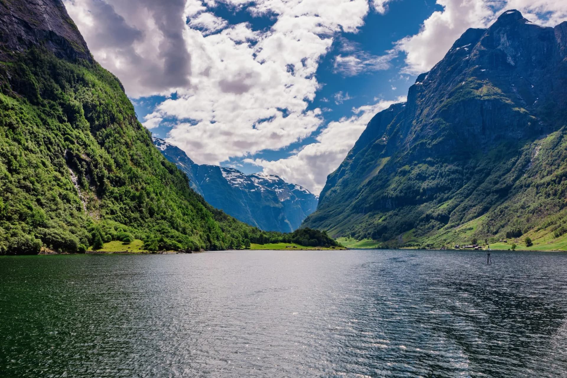 Hardanger fjord view