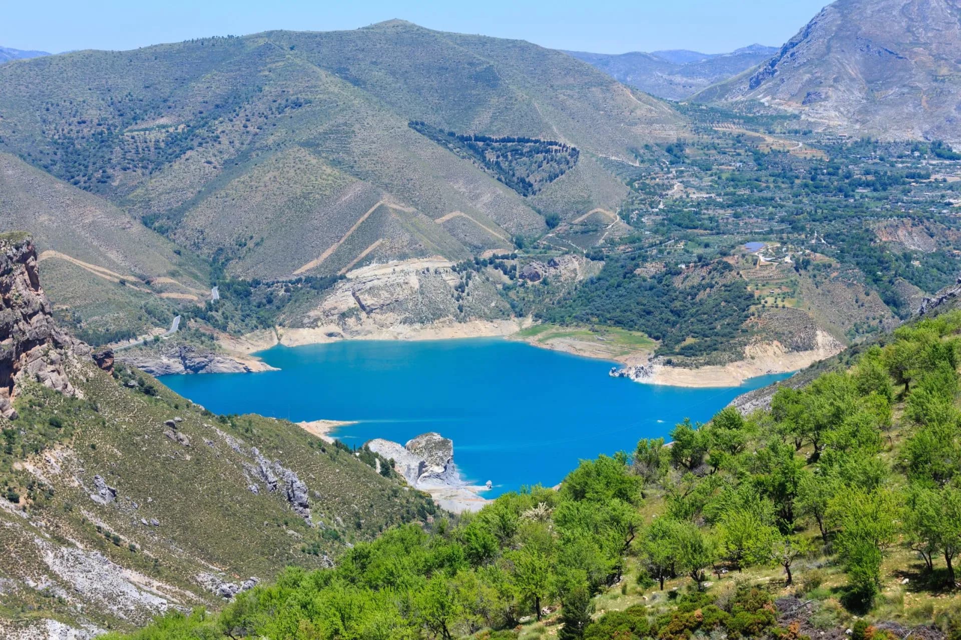 Lake in Sierra Nevada, Spain.