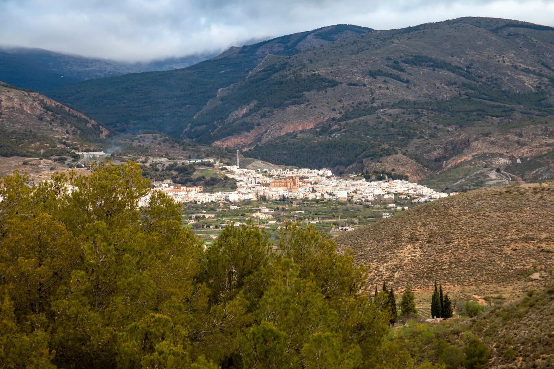 Laujar de Andarax town, Spain