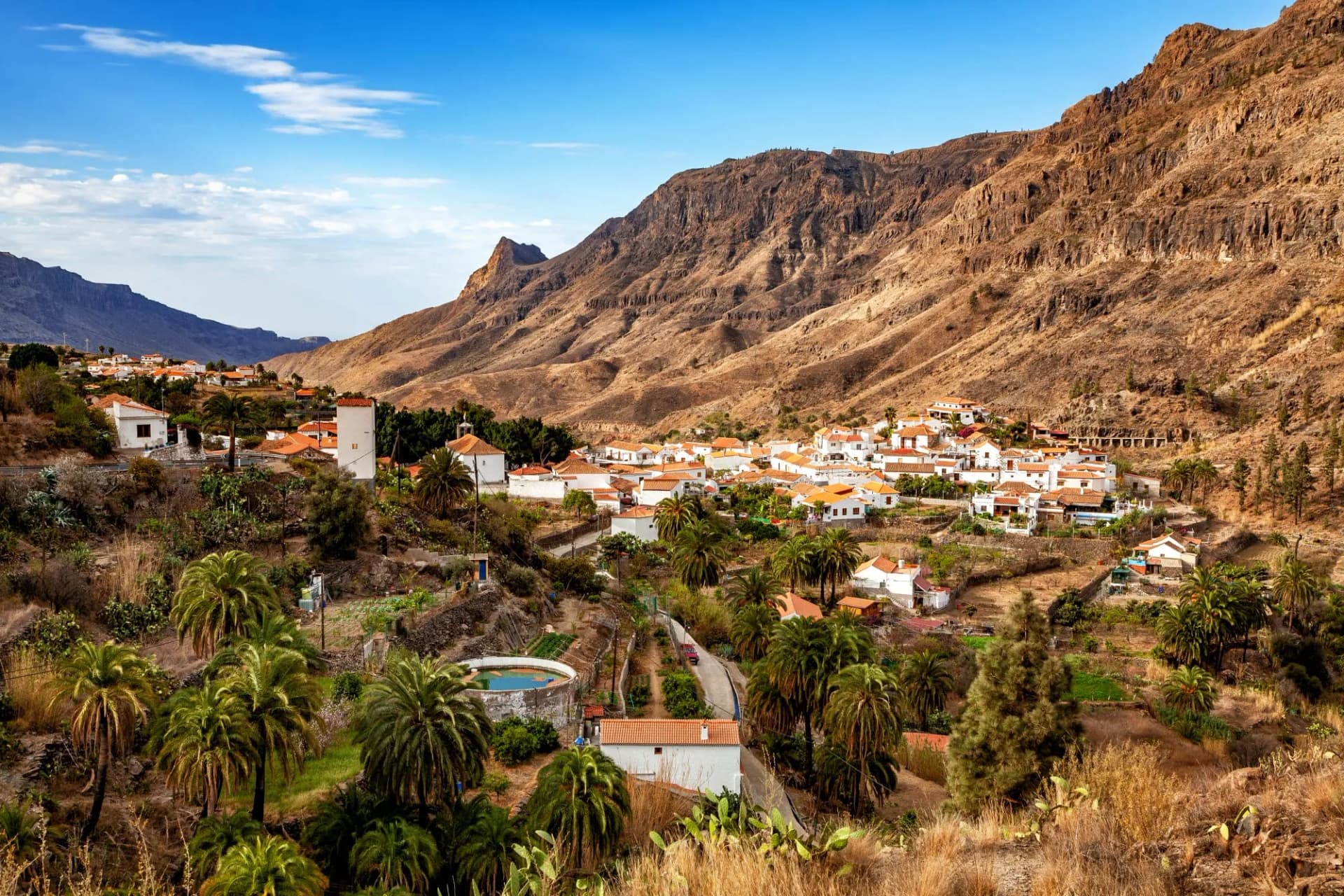 Mountain village Fataga, Gran Canaria