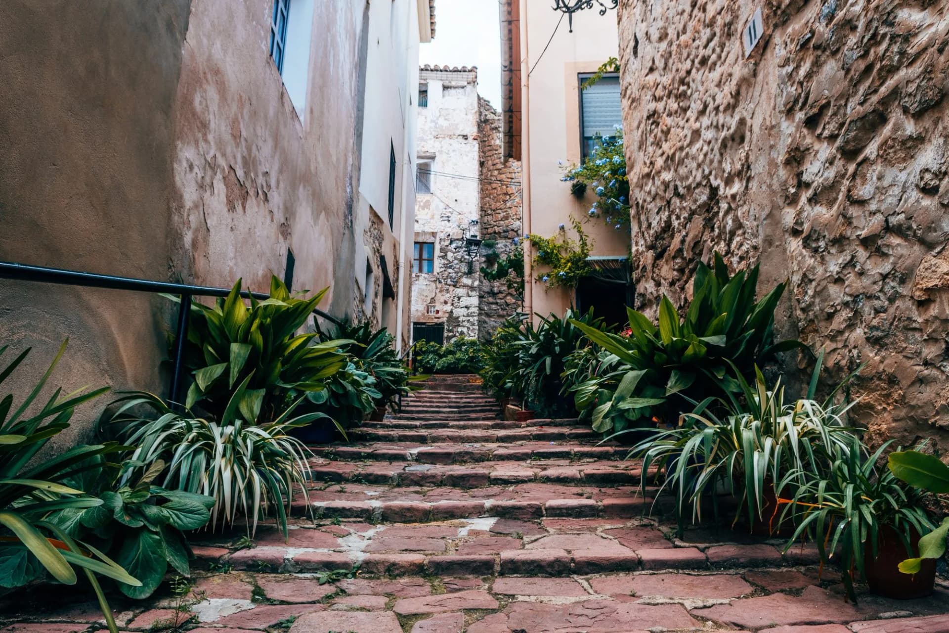 views of jerica old streets in valencia, Spain