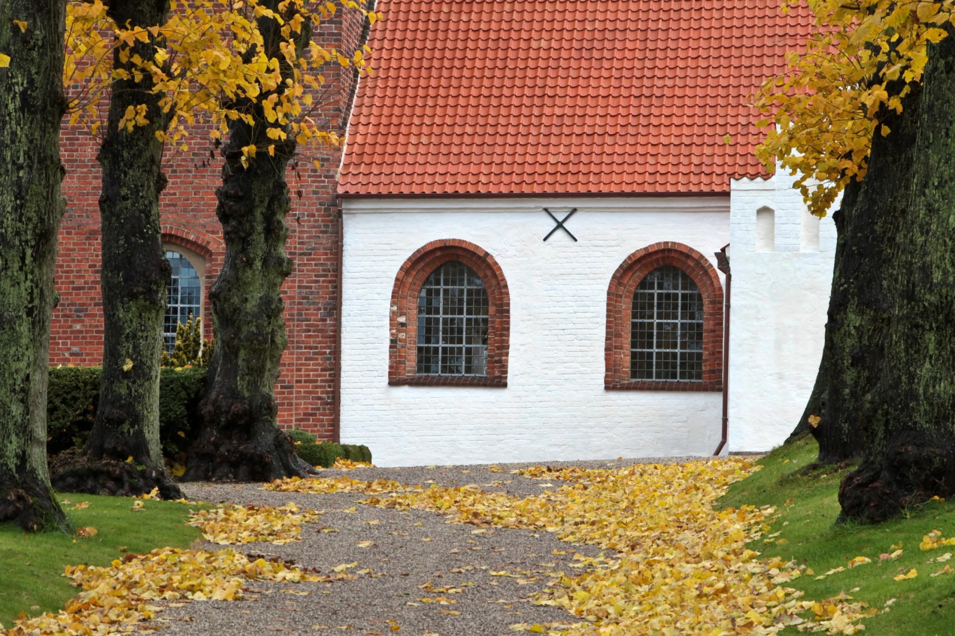 Church in Helsinge Denmark