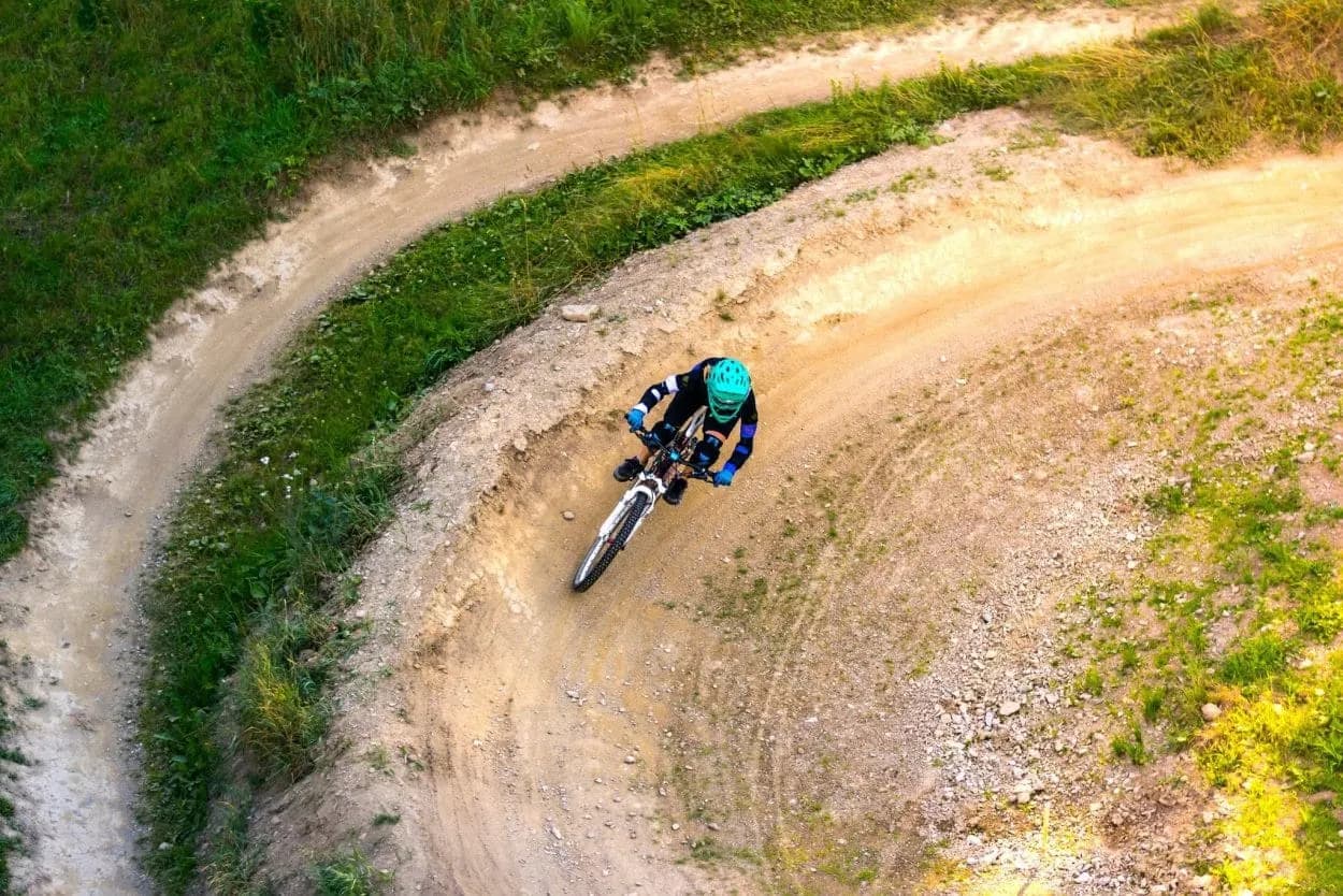 Enjoying the smooth berms