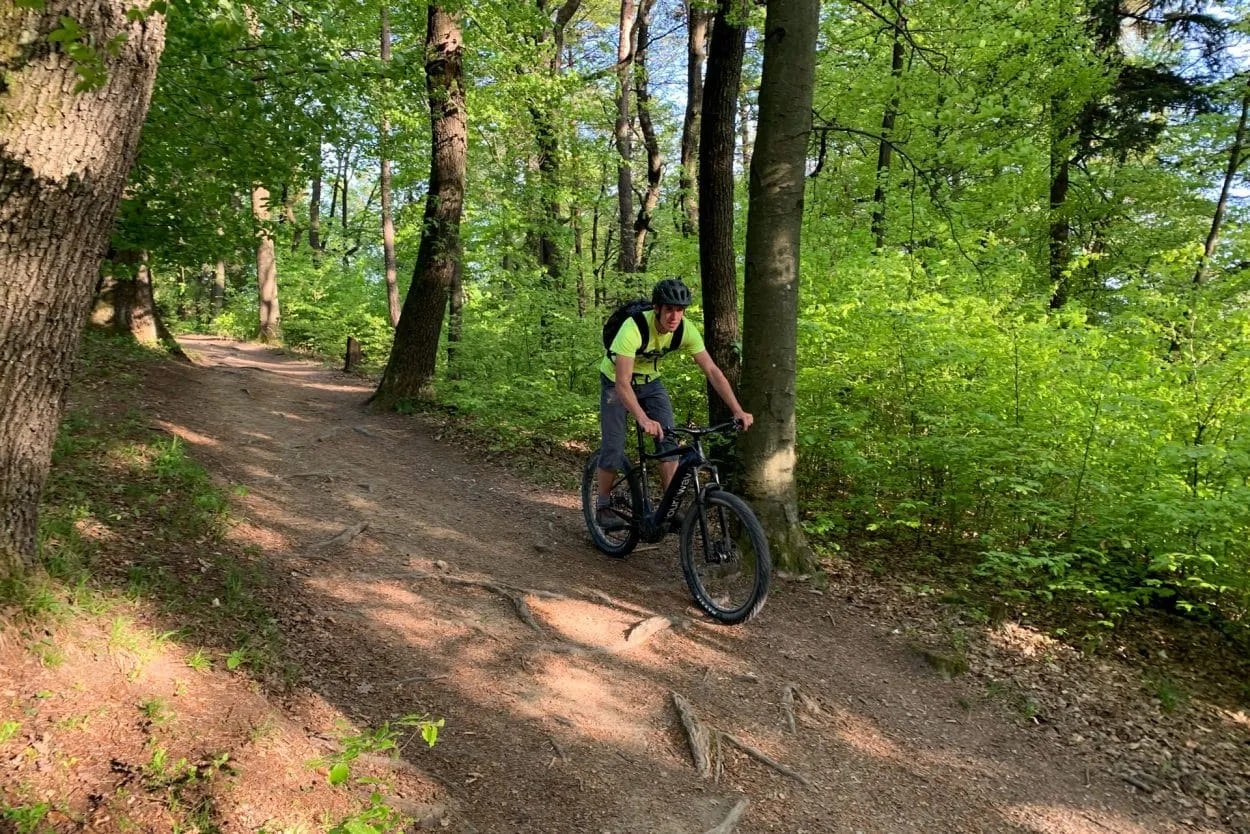 MTB trails on Golovec in Ljubljana