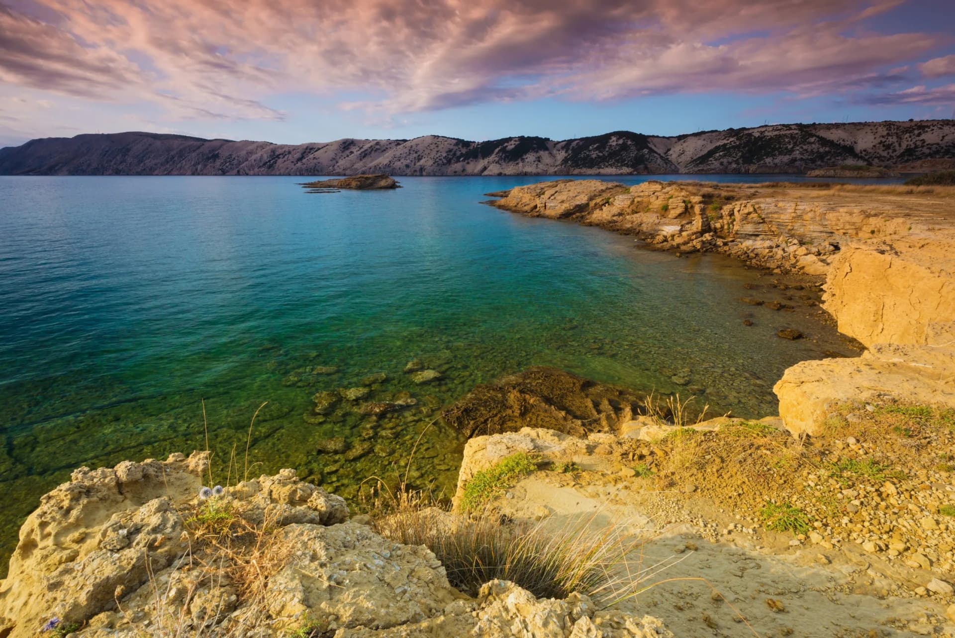 Landscape in Croatia, Rab, Lopar