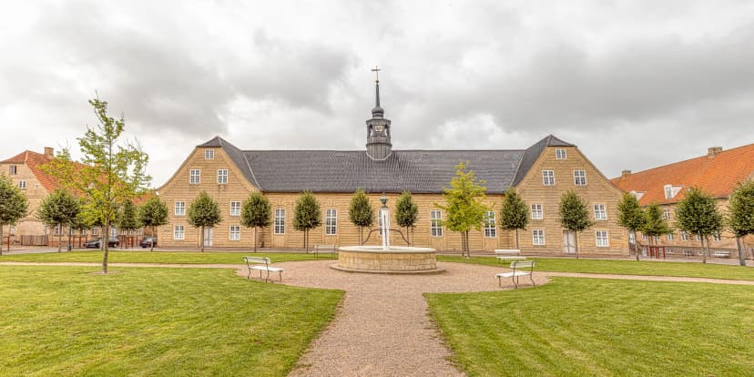 A Moravian Church in Christiansfeld, Denmark
