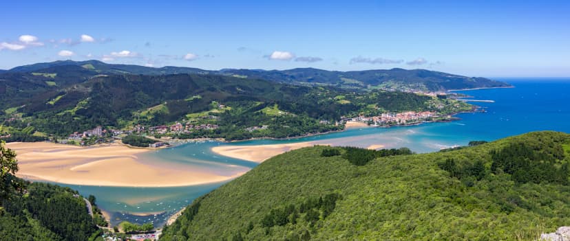 The biosphere reserve of Urdaibai in the Basque Country