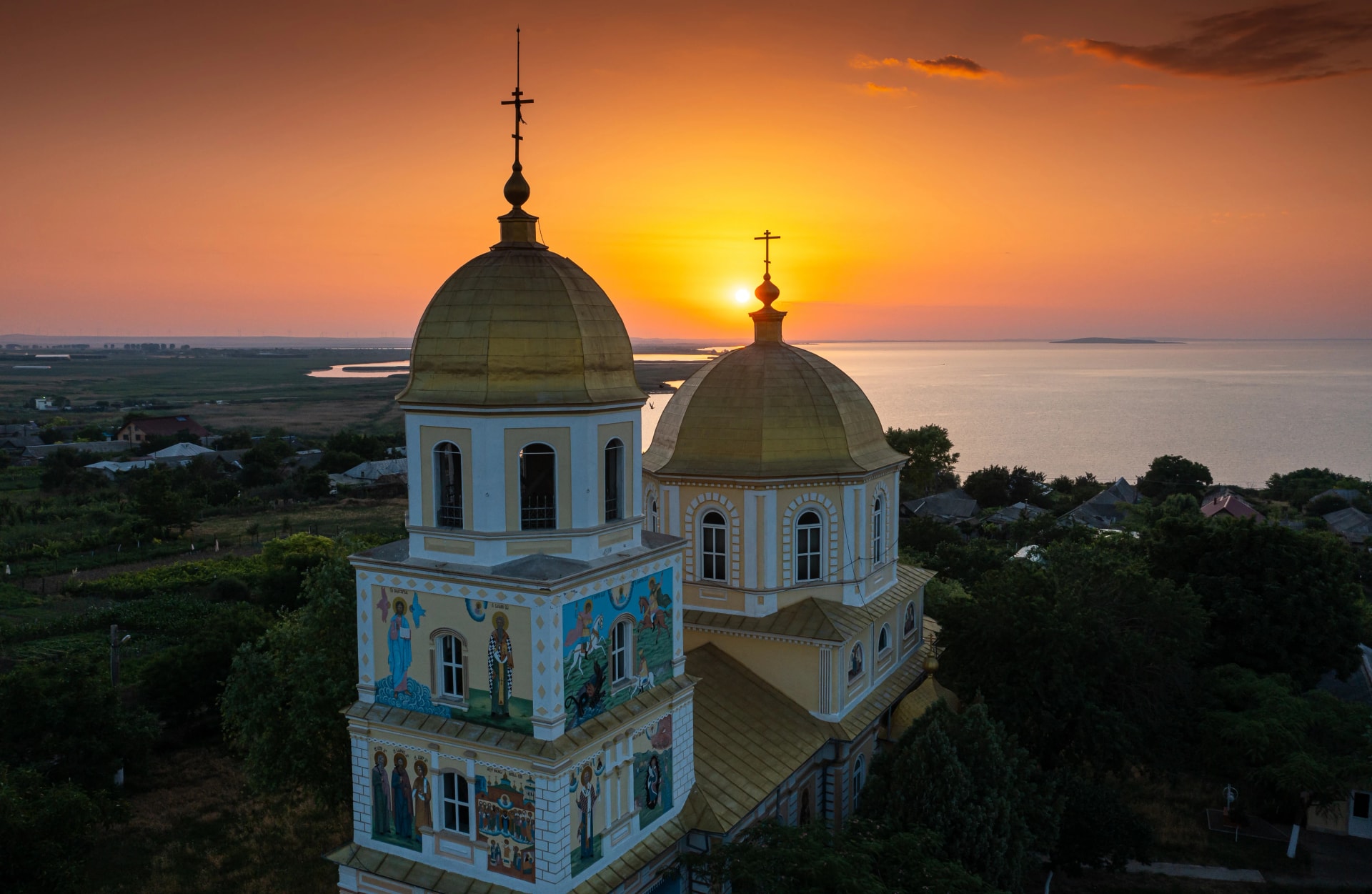 Orthodox lipovan church in Dobrogea village.