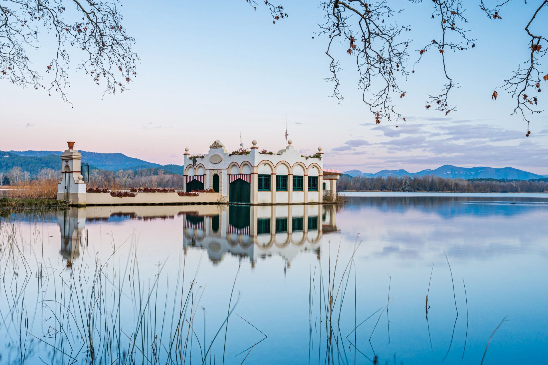 Sunrise Estany de Banyoles, Catalonia, Spain