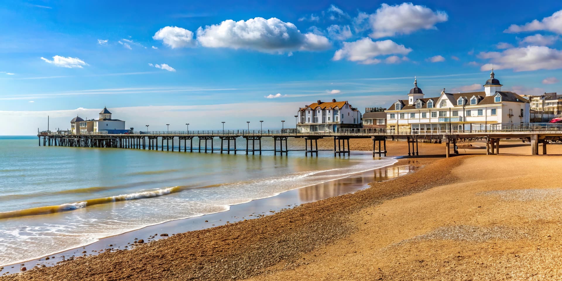 Seaside town of Bognor Regis on the south coast of West Sussex, England