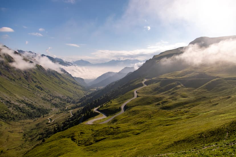 Col de montagne Alpes françaises (Col du Glandon)